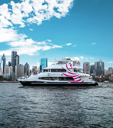Enjoy a boutique Lunch Cruise on Sydney Harbour abord a modern catamaran